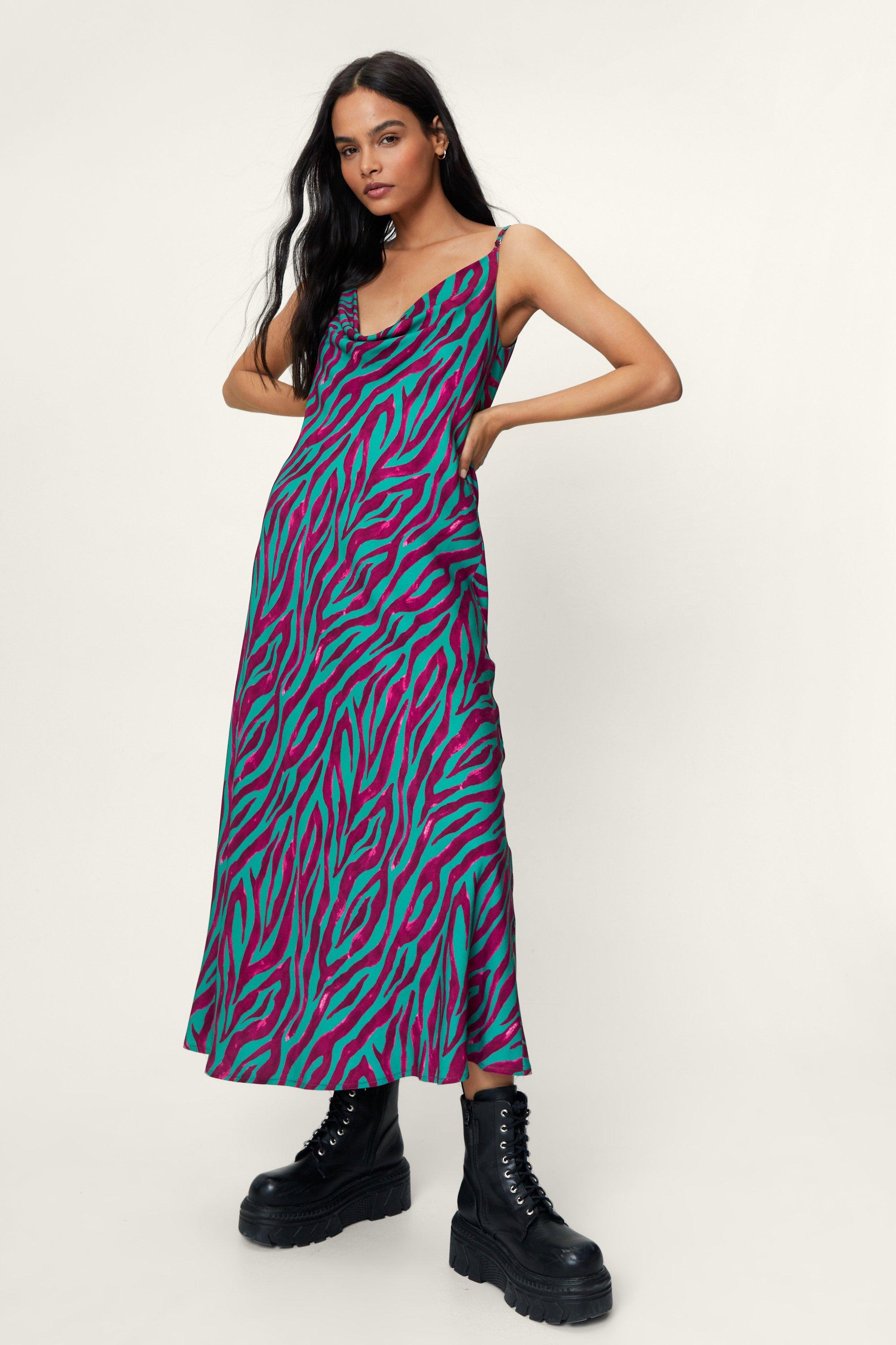 Nasty gal zebra outlet dress